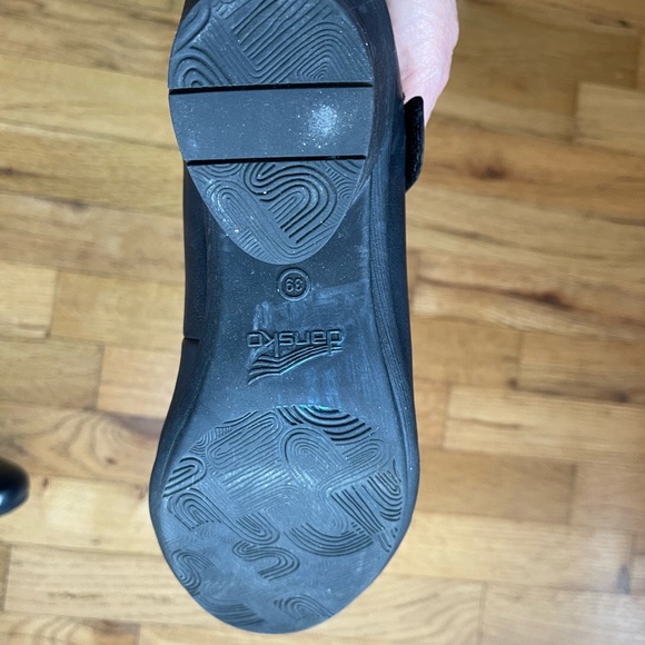 Dansko Women’s Size 39 Roxanne Burnished Nubuck Black Leather Mary Jane - Picture 8 of 10